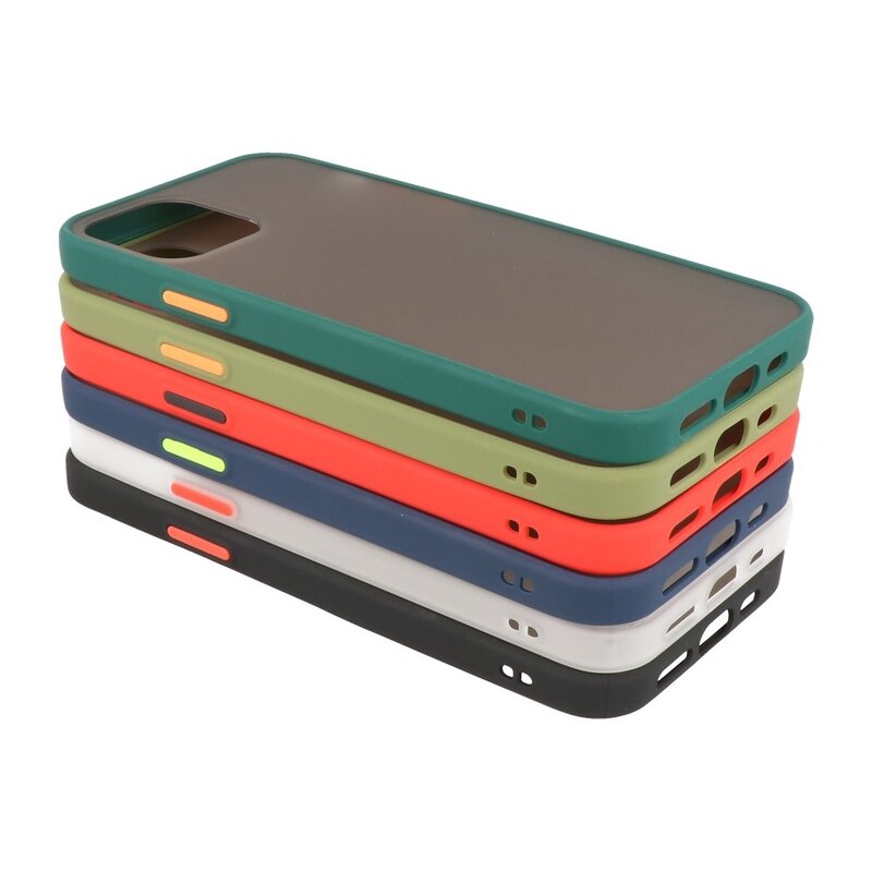 Color Combination Hard Case for iPhone 12 Mini Dark Green
