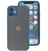 Kleurcombinatie Hard Case voor iPhone 12 Mini Donker Groen