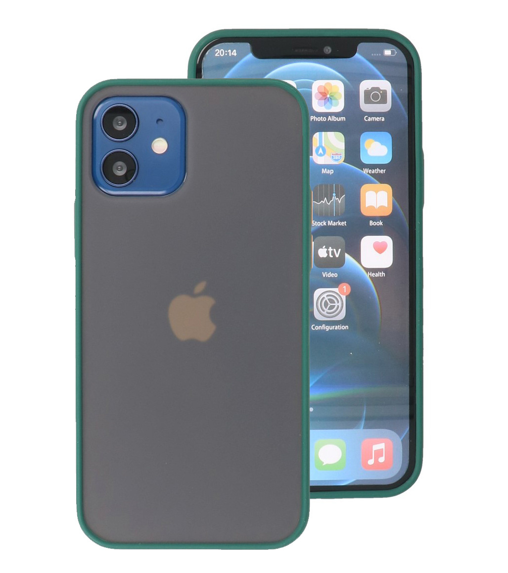 Farbkombination Hardcase für iPhone 12 Mini Dunkelgrün