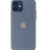 Color Combination Hard Case for iPhone 12 Mini White