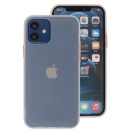 Kleurcombinatie Hard Case voor iPhone 12 Mini Wit