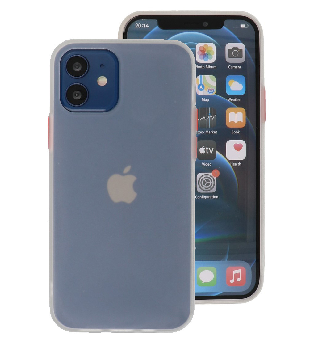 Kleurcombinatie Hard Case voor iPhone 12 Mini Wit