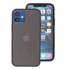 Estuche rígido con combinación de colores para iPhone 12 Mini Azul