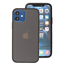 Coque Rigide Combinaison de Couleurs pour iPhone 12 Mini Bleu