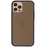 Kleurcombinatie Hard Case voor iPhone 12 - 12 Pro Blauw