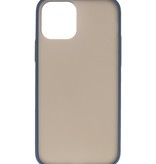 Kleurcombinatie Hard Case voor iPhone 12 - 12 Pro Blauw