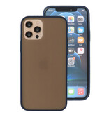Estuche rígido con combinación de colores para iPhone 12 - 12 Pro Azul