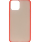 Kleurcombinatie Hard Case voor iPhone 12 - 12 Pro Rood