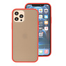 Coque Rigide Combinaison de Couleurs pour iPhone 12 - Rouge Pro