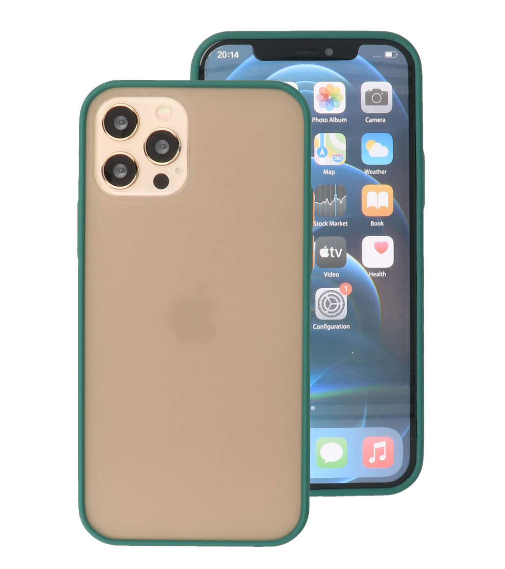 Farbkombination Hardcase für iPhone 12 - 12 Pro Dunkelgrün