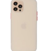 Estuche rígido con combinación de colores para iPhone 12 - Pro Blanco