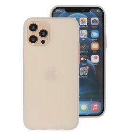 Coque Rigide Combinaison de Couleurs pour iPhone 12 - Blanc Pro