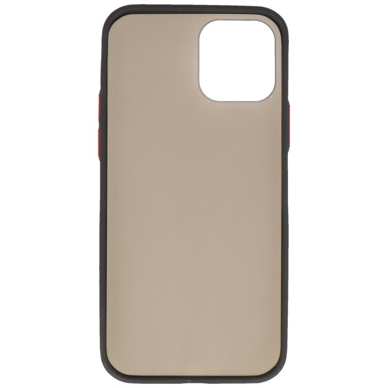 Kleurcombinatie Hard Case voor iPhone 12 Pro Max Zwart
