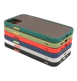 Custodia rigida con combinazione di colori per iPhone 12 Pro Max nera