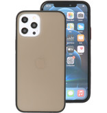 Kleurcombinatie Hard Case voor iPhone 12 Pro Max Zwart