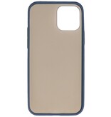 Custodia rigida con combinazione di colori per iPhone 12 Pro Max blu
