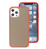 Kleurcombinatie Hard Case voor iPhone 12 Pro Max Rood