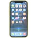 Custodia rigida con combinazione di colori per iPhone 12 Pro Max Verde