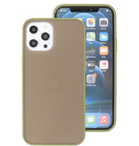 Farvekombination hårdt etui til iPhone 12 Pro Max Green