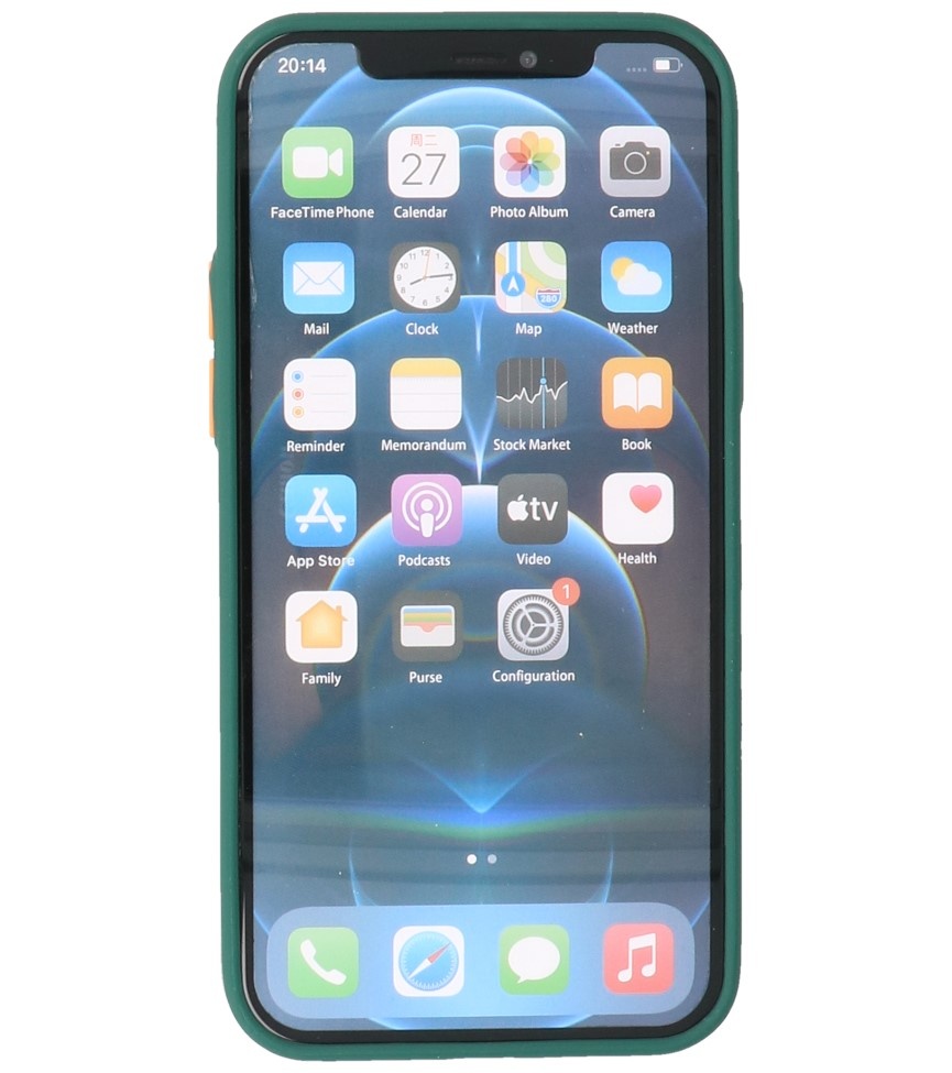 Farbkombination Hardcase für iPhone 12 Pro Max Dunkelgrün