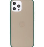 Color Combination Hard Case for iPhone 12 Pro Max Dark Green