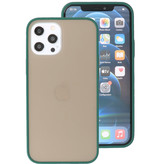 Farvekombination hårdt etui til iPhone 12 Pro Max mørkegrøn