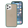 Coque Rigide Combinaison de Couleurs pour iPhone 12 Pro Max Vert Foncé