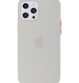 Kleurcombinatie Hard Case voor iPhone 12 Pro Max Wit