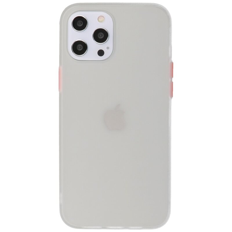 Kleurcombinatie Hard Case voor iPhone 12 Pro Max Wit