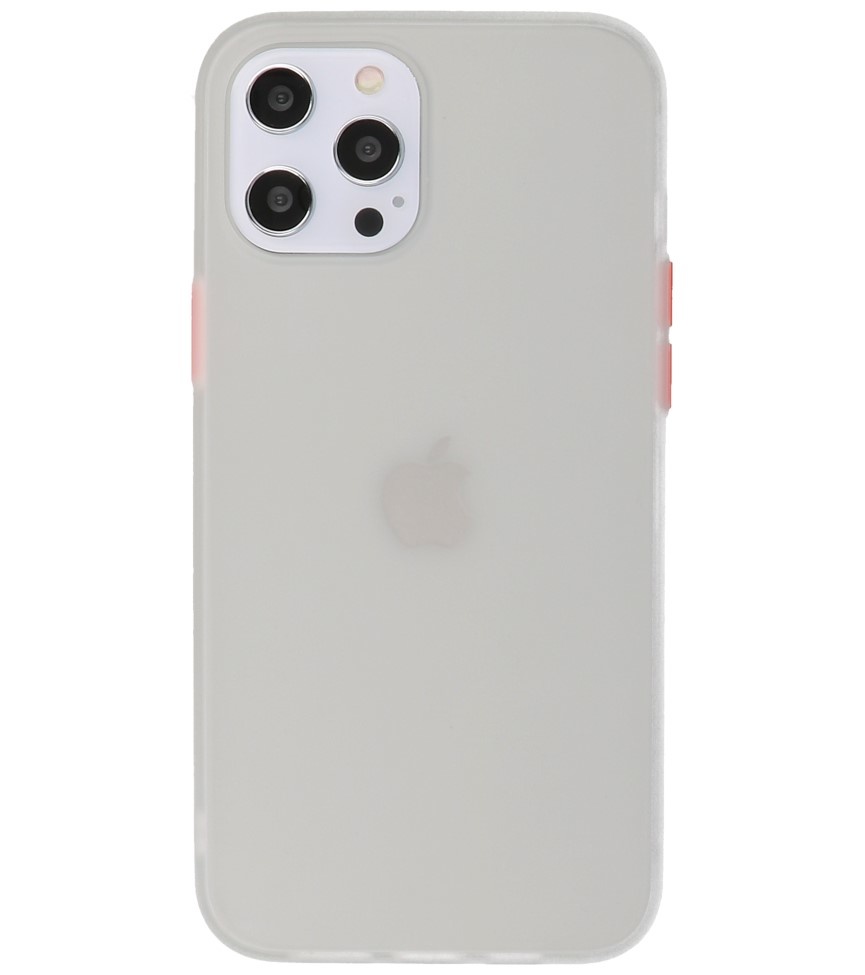 Kleurcombinatie Hard Case voor iPhone 12 Pro Max Wit