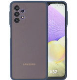 Coque Rigide Combinaison De Couleurs Pour Samsung Galaxy A32 4G Bleu