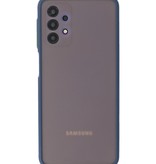 Estuche rígido con combinación de colores para Samsung Galaxy A32 4G Azul