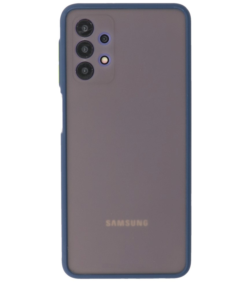 Color Combination Hard Case for Samsung Galaxy A32 4G Blue