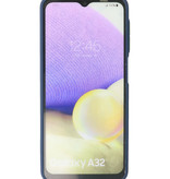 Coque Rigide Combinaison De Couleurs Pour Samsung Galaxy A32 4G Bleu