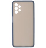 Custodia rigida con combinazione di colori per Samsung Galaxy A32 4G blu