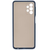 Custodia rigida con combinazione di colori per Samsung Galaxy A32 4G blu