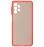 Custodia rigida con combinazione di colori per Samsung Galaxy A32 4G Rosso