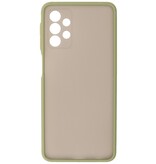 Custodia rigida con combinazione di colori per Samsung Galaxy A32 4G Verde