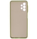 Custodia rigida con combinazione di colori per Samsung Galaxy A32 4G Verde