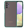 Custodia rigida con combinazione di colori Samsung Galaxy A32 4G verde scuro