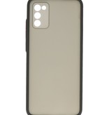 Custodia rigida con combinazione di colori per Samsung Galaxy A02s nera