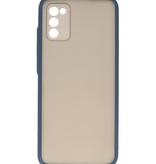 Kleurcombinatie Hard Case voor Samsung Galaxy A02s Blauw