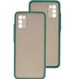 Color Combination Hard Case for Samsung Galaxy A02s Dark Green