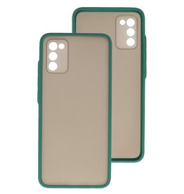 Coque Rigide Combinaison De Couleurs Samsung Galaxy A02s Vert Foncé