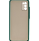 Coque Rigide Combinaison De Couleurs Pour Samsung Galaxy A02s Vert Foncé