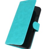 Bookstyle Wallet Cases Hoesje voor Samsung Galaxy A01 Groen