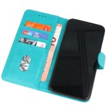 Bookstyle Wallet Cases Hoesje voor Samsung Galaxy A01 Groen