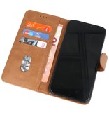 Bookstyle Wallet Cases Hoesje voor Samsung Galaxy A01 Bruin