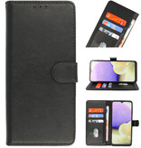 Bookstyle Wallet Cases Hülle für Samsung Galaxy A11 Schwarz