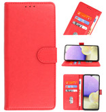 Bookstyle Wallet Cases Hoesje voor Samsung Galaxy A11 Rood